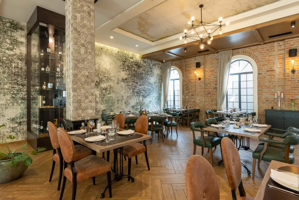 Mobilier industriel restaurant