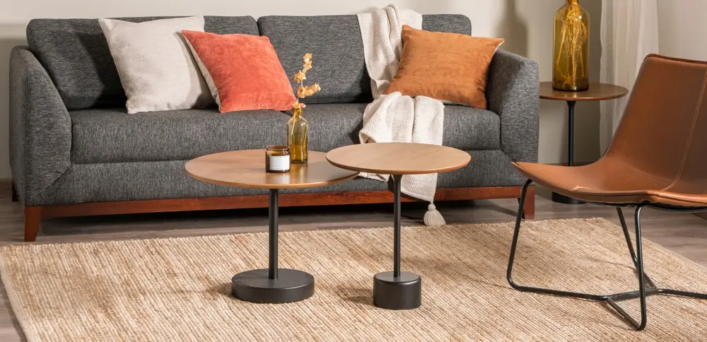 table industrielle salon